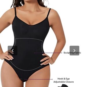 Black Sculpting Bodysuit 2XL